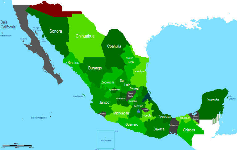 El mapa de México la principal herramienta de los viajeros