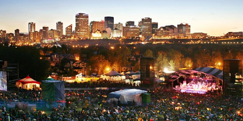 asistir a festivales en edmonton