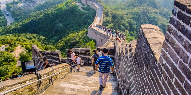 error comunes al visitar la gran muralla china es calzado inadecuado