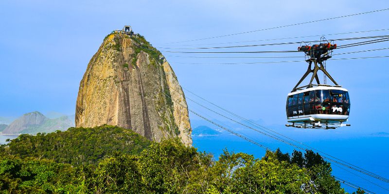 Lugar Pan de Azúcar en Río de Janeiro Brasil