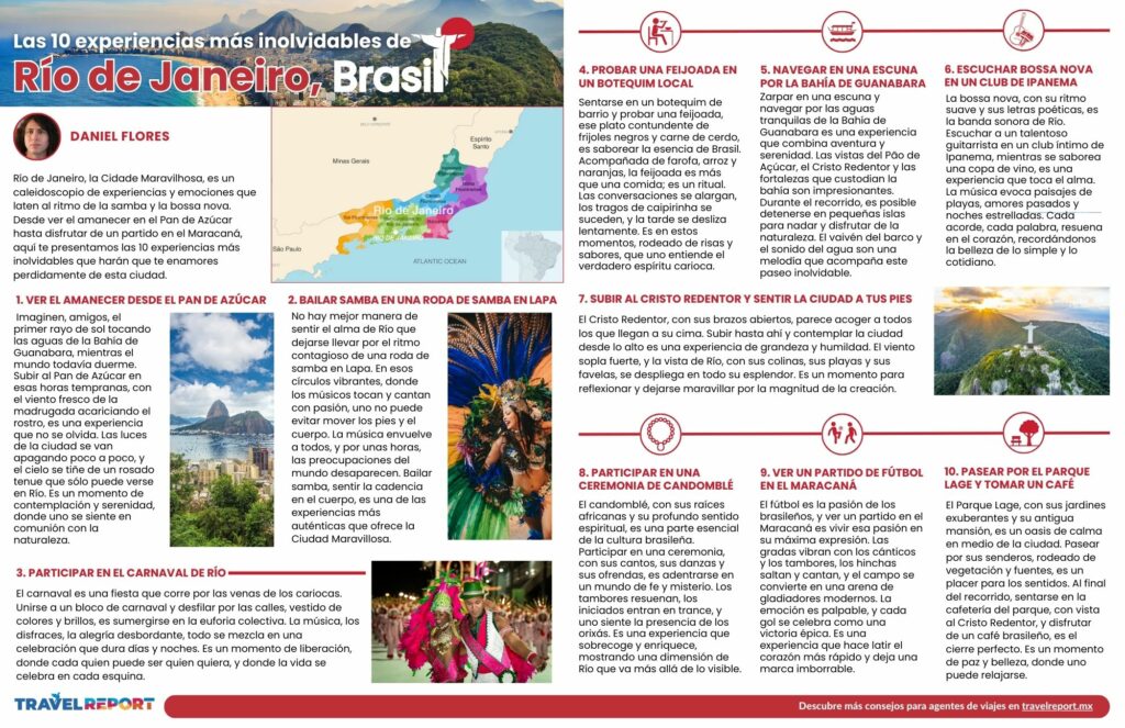 infografía top ten río de janeiro brasil