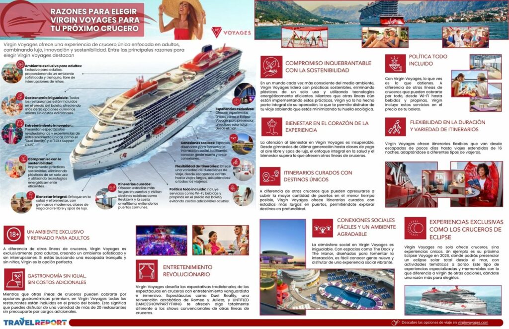 infografía razones para elegir virgin voyages