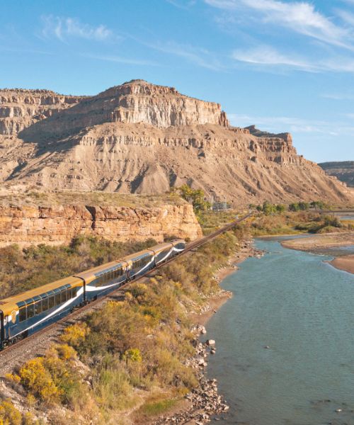 rocky mountaineer en el suroeste americano