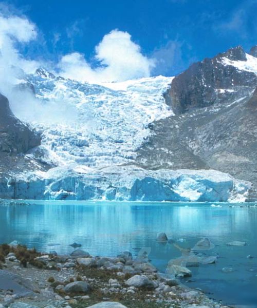 Lagunas Glaciares y Playa de los Diamantes