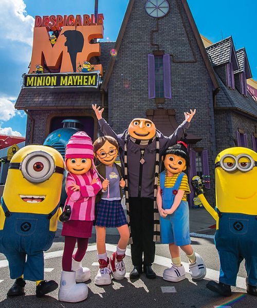 despicable me minion mayhem en universal studios hollywood