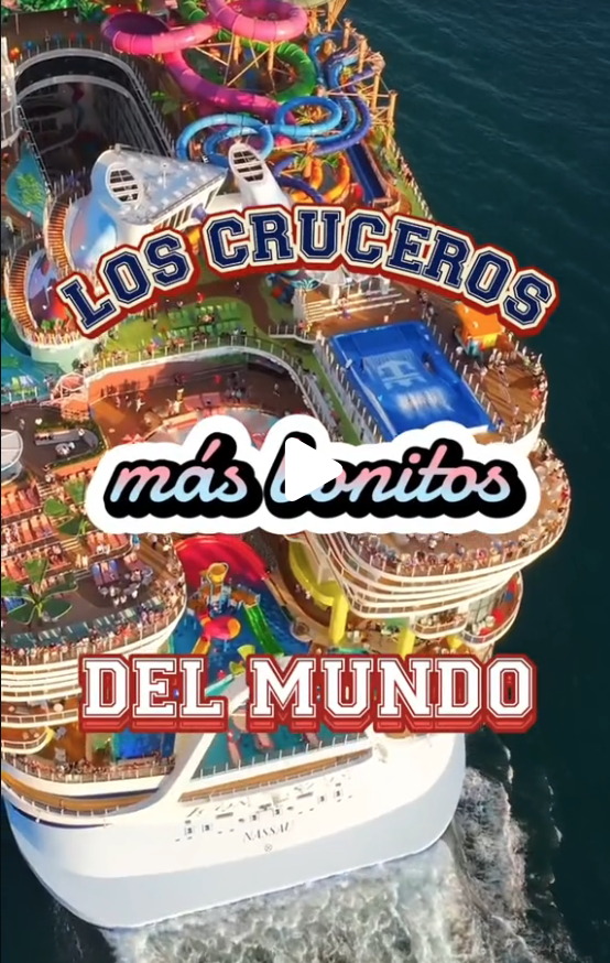 tiktok de los cruceros mas bonitos del mundo