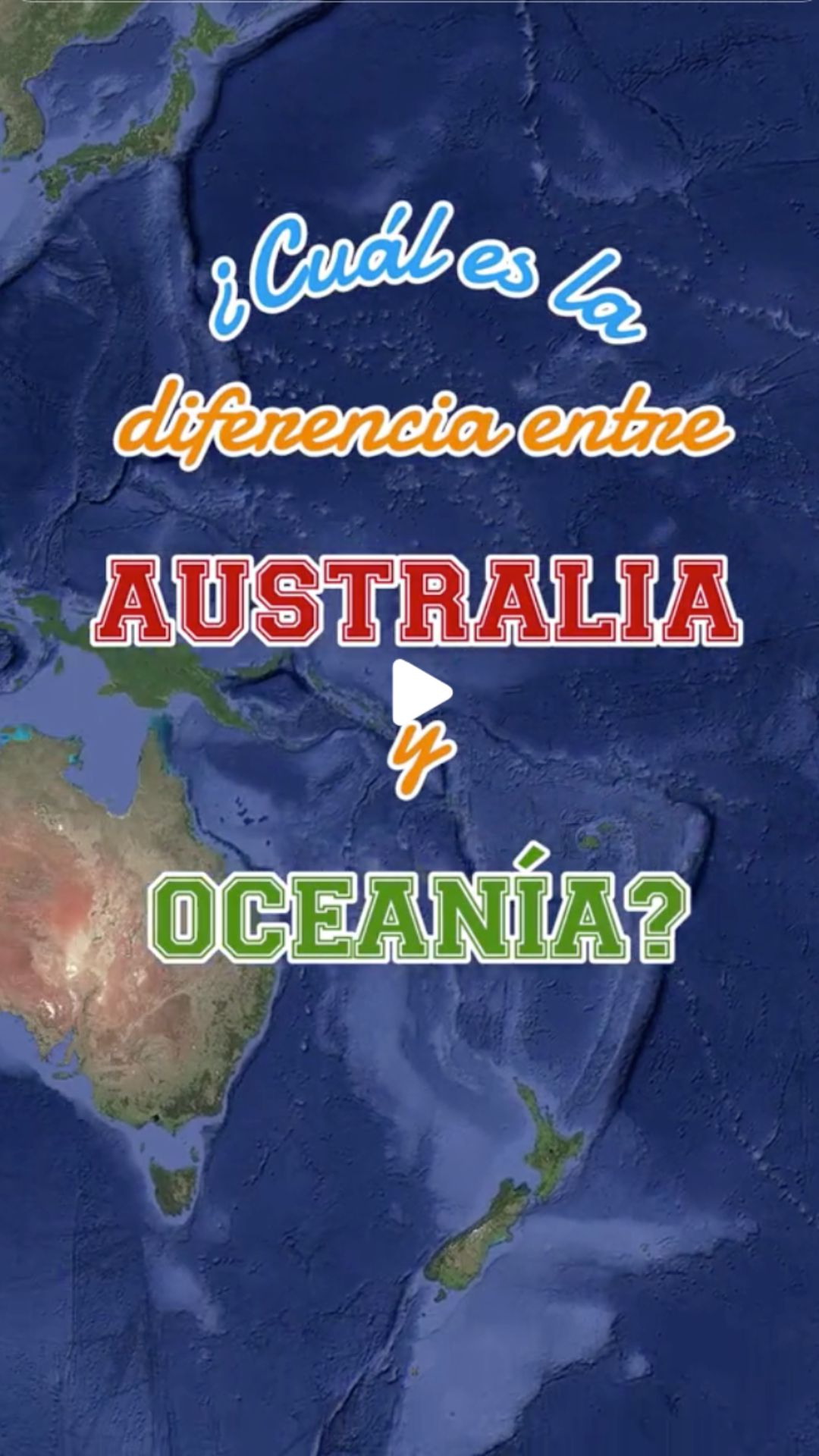 tiktok de diferencia entre australia y oceania