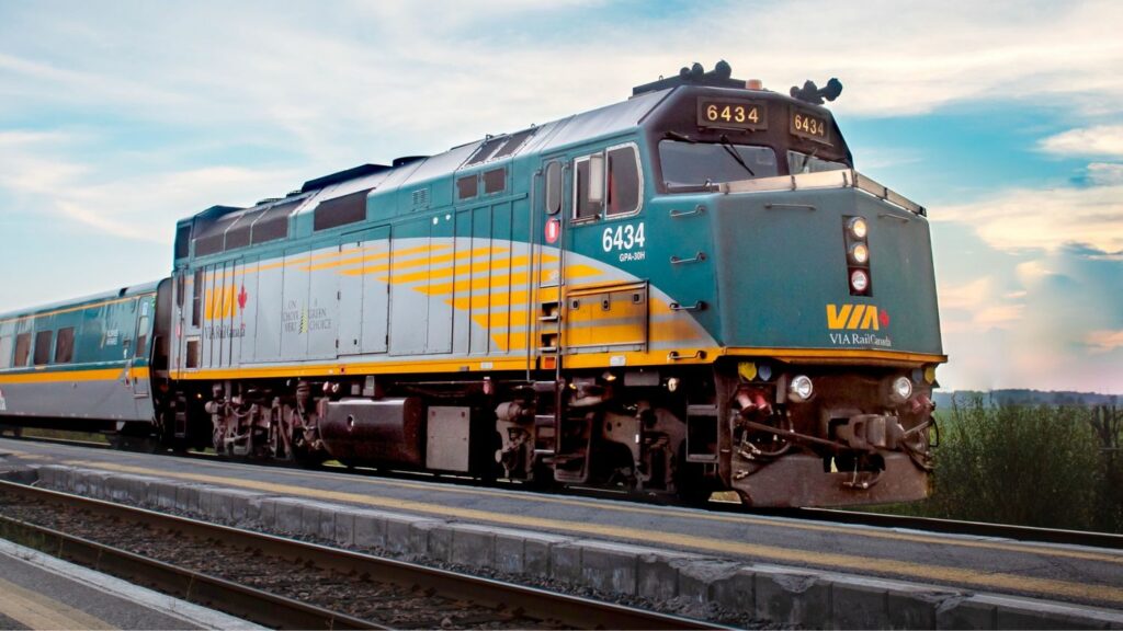 clases de servicio en Via Rail