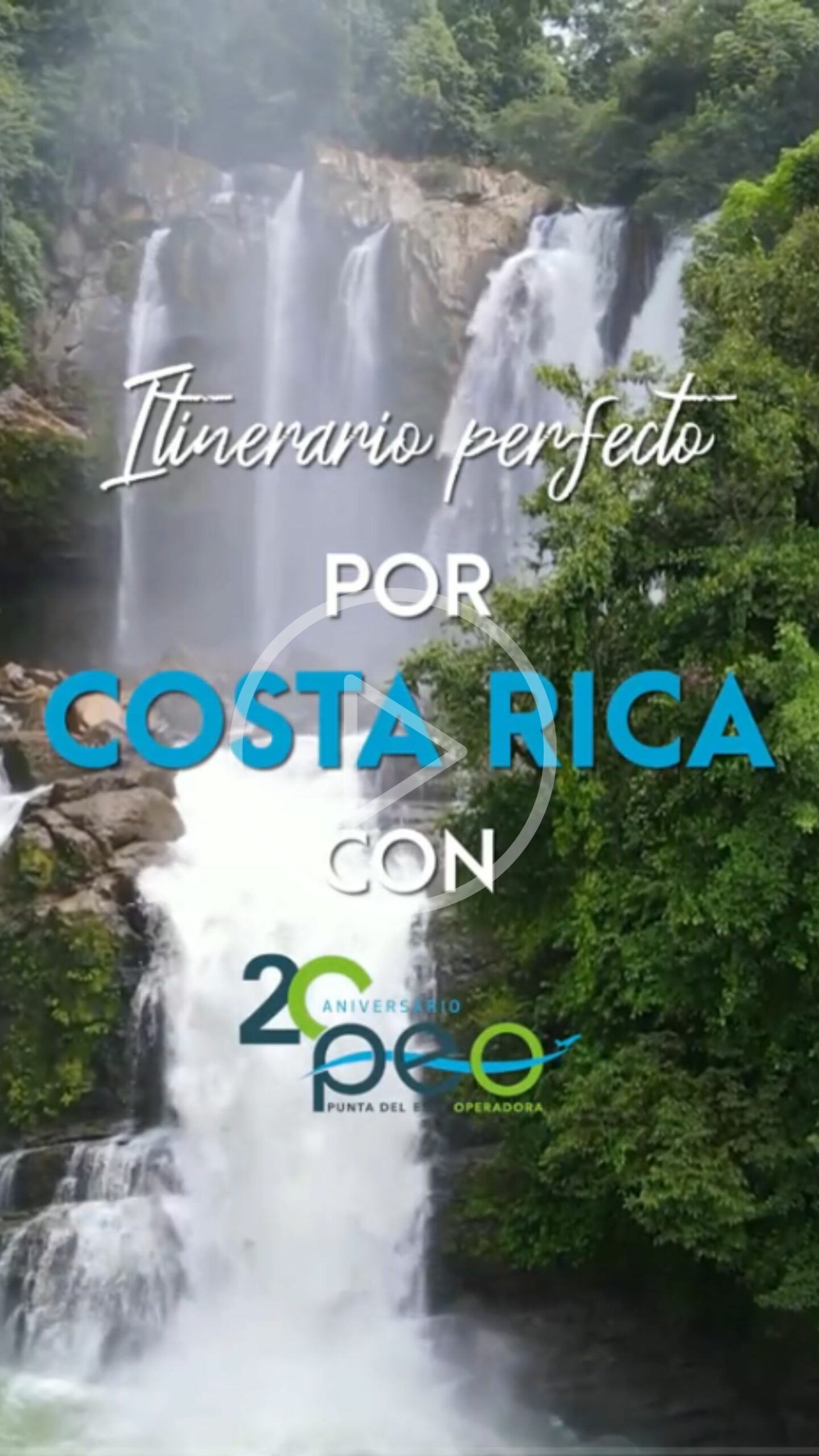 tiktok de itinerario por costa rica con peo