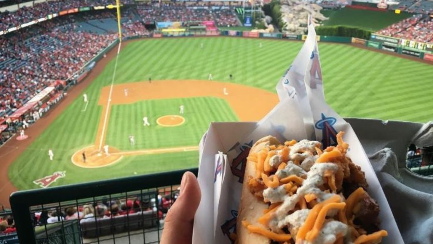 béisbol en el angel stadium