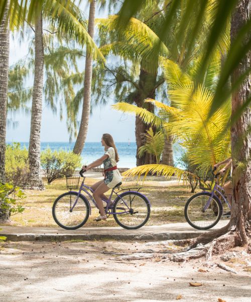 paseo en bici por la playa