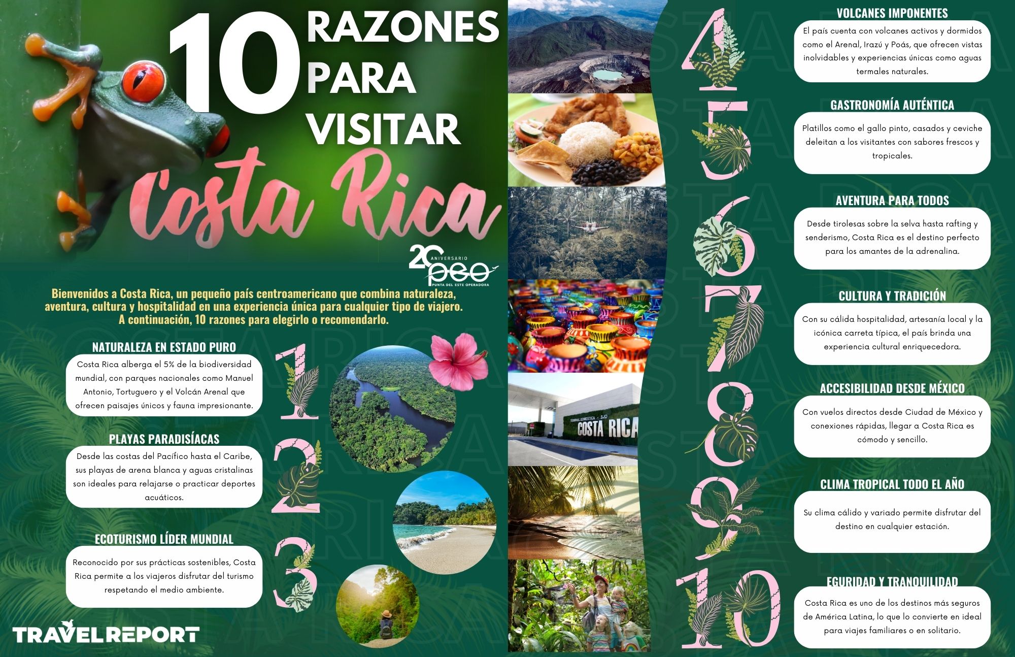 razones para viajar a costa rica con peo